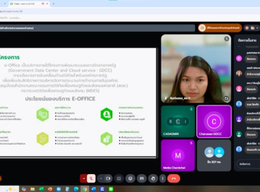 🔖ร่วมประชุมออนไลน์ การขับเคลื่อนการใช้ระบบ e-office ... พารามิเตอร์รูปภาพ 1
