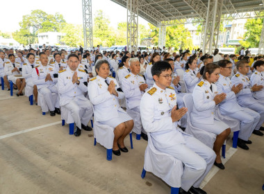 ✨💜พิธีทำบุญตักบาตรพระสงฆ์และสามเณร กิจกรรมเฉลิมพระเกียรติ ... พารามิเตอร์รูปภาพ 10