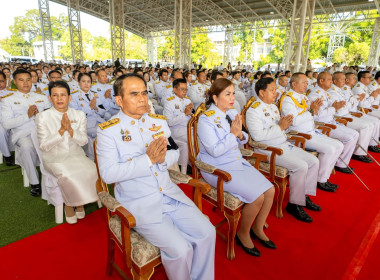 ✨💜พิธีทำบุญตักบาตรพระสงฆ์และสามเณร กิจกรรมเฉลิมพระเกียรติ ... พารามิเตอร์รูปภาพ 9